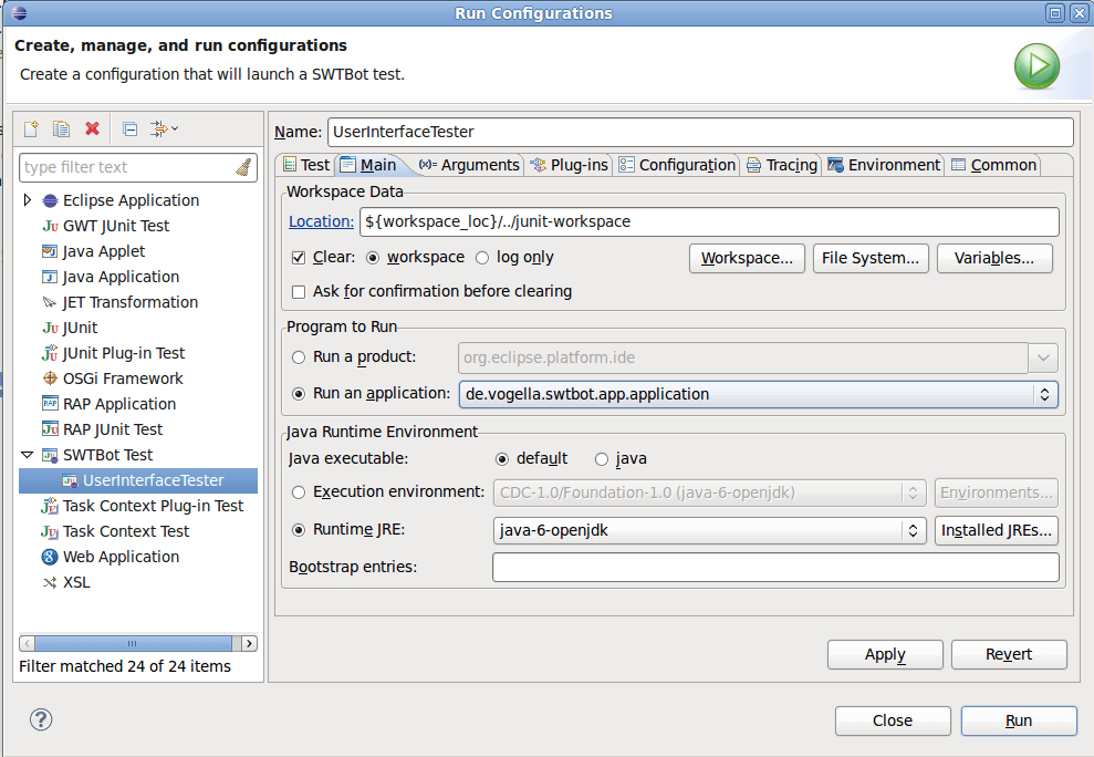 SWTBot for testing Eclipse Applications Tutorial