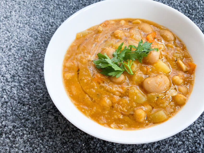 Recipe chickpea and butter bean soup Voice Online