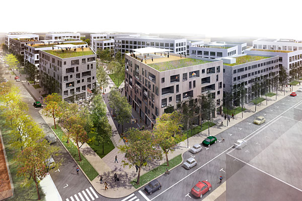 Le futur écoquartier Angus Voir vert Le portail du bâtiment durable