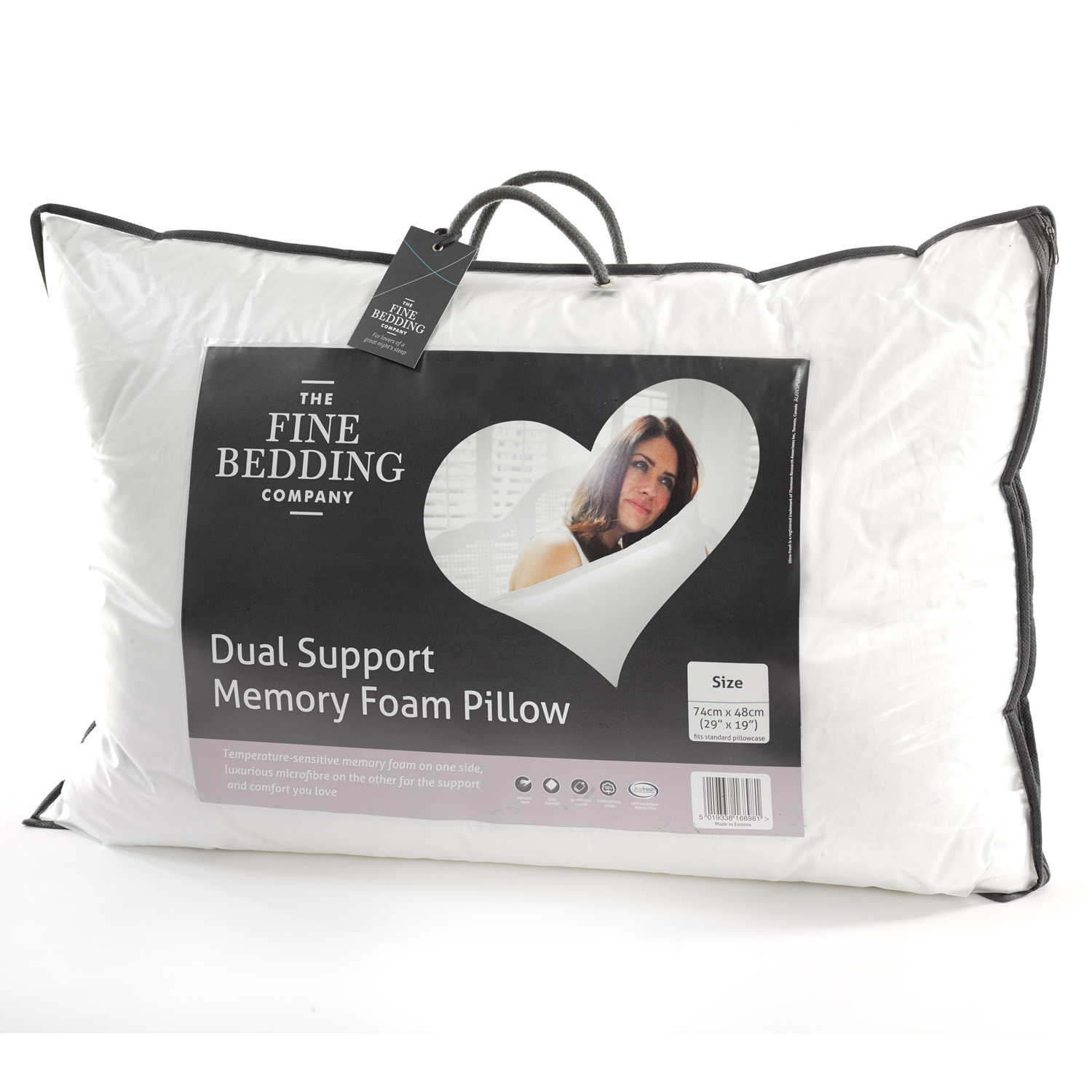 The Fine Bedding Company Memory Foam Dual Support Pillow • Voisins