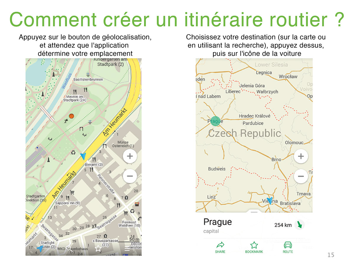 Maps.me application pour voyageurs Vojagado
