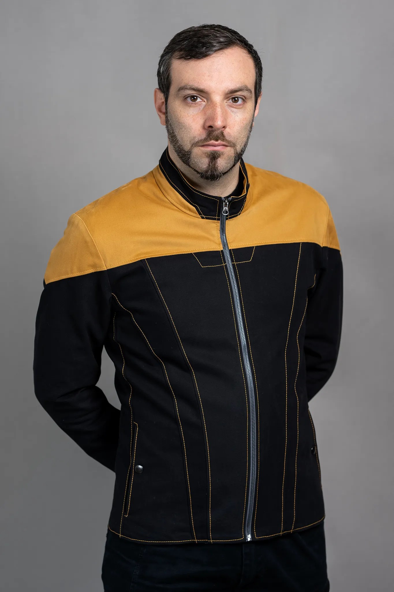 Starfleet 2369 Operations Gold [Mens] Star Trek Voyager Jacket