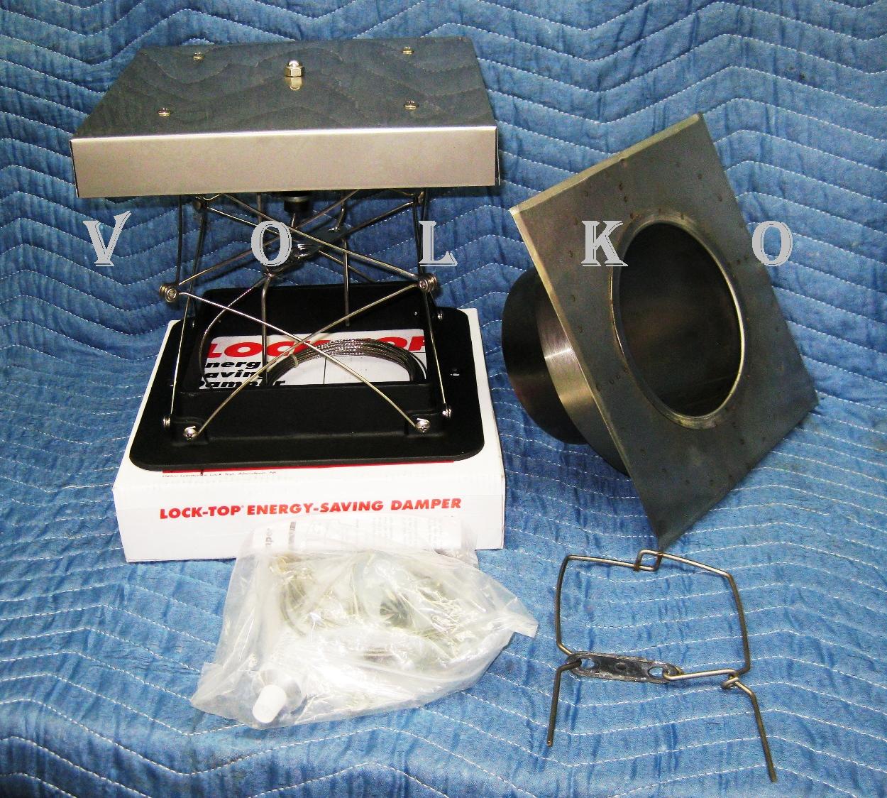 Lyemance Top Sealing Fireplace Dampers... Lock Top Damper.