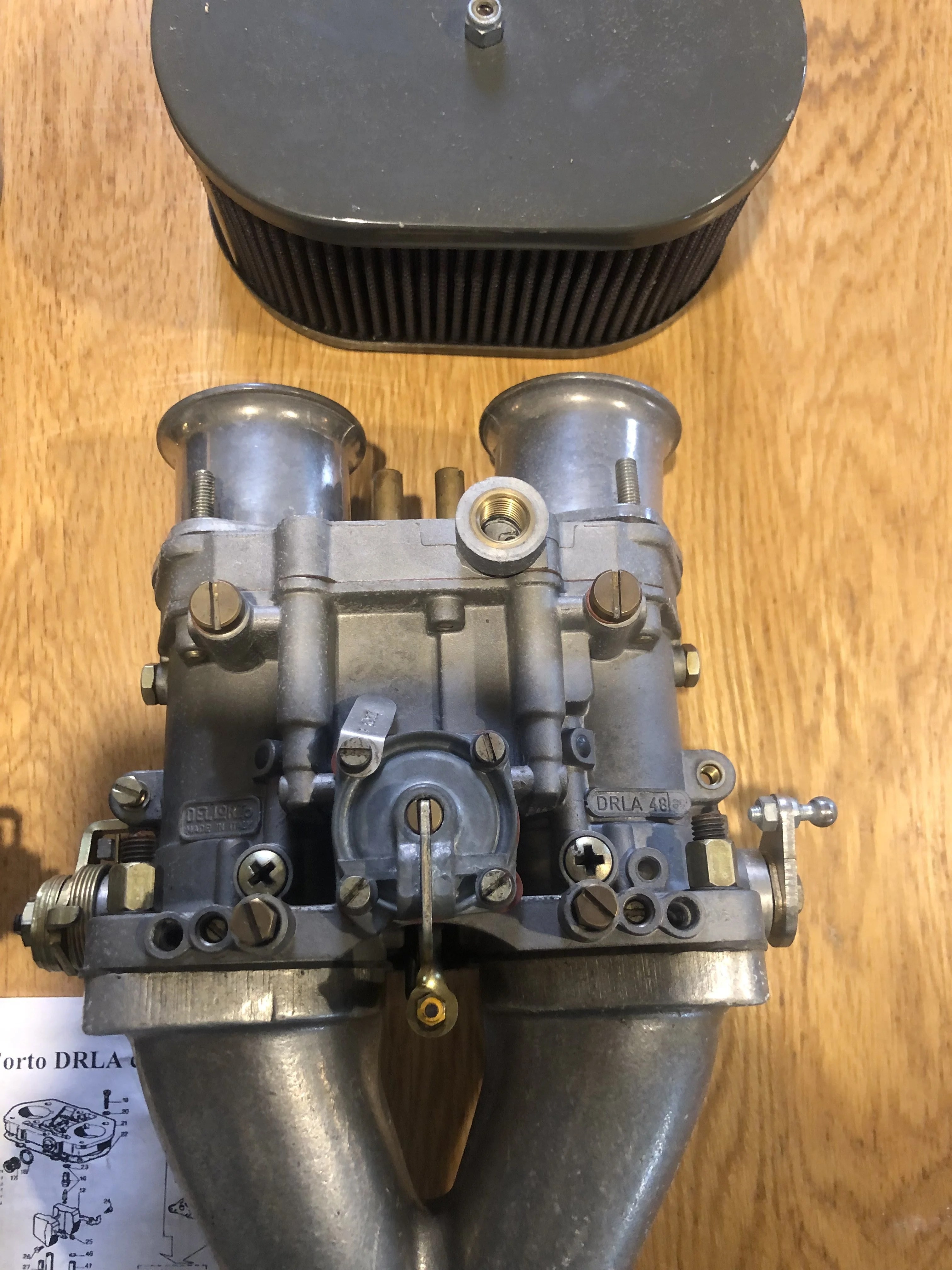 Dellorto DRLA 48 Tri Jet Carbs. Volkszone Forum