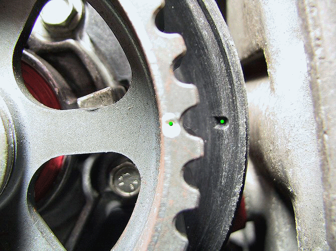 Volvo B230 Engine Timing Belt Alignment Marks