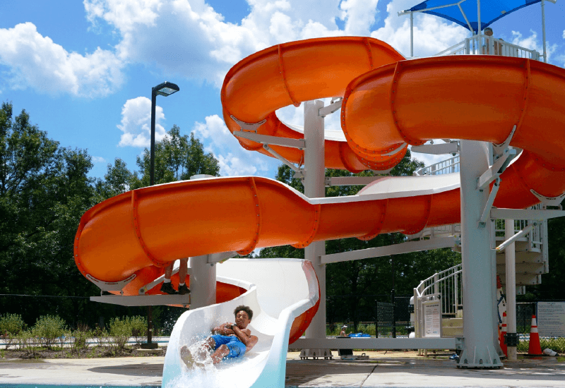 VORTEX Toboggans Aquatiques Glissades d'eau Toboggans Piscine