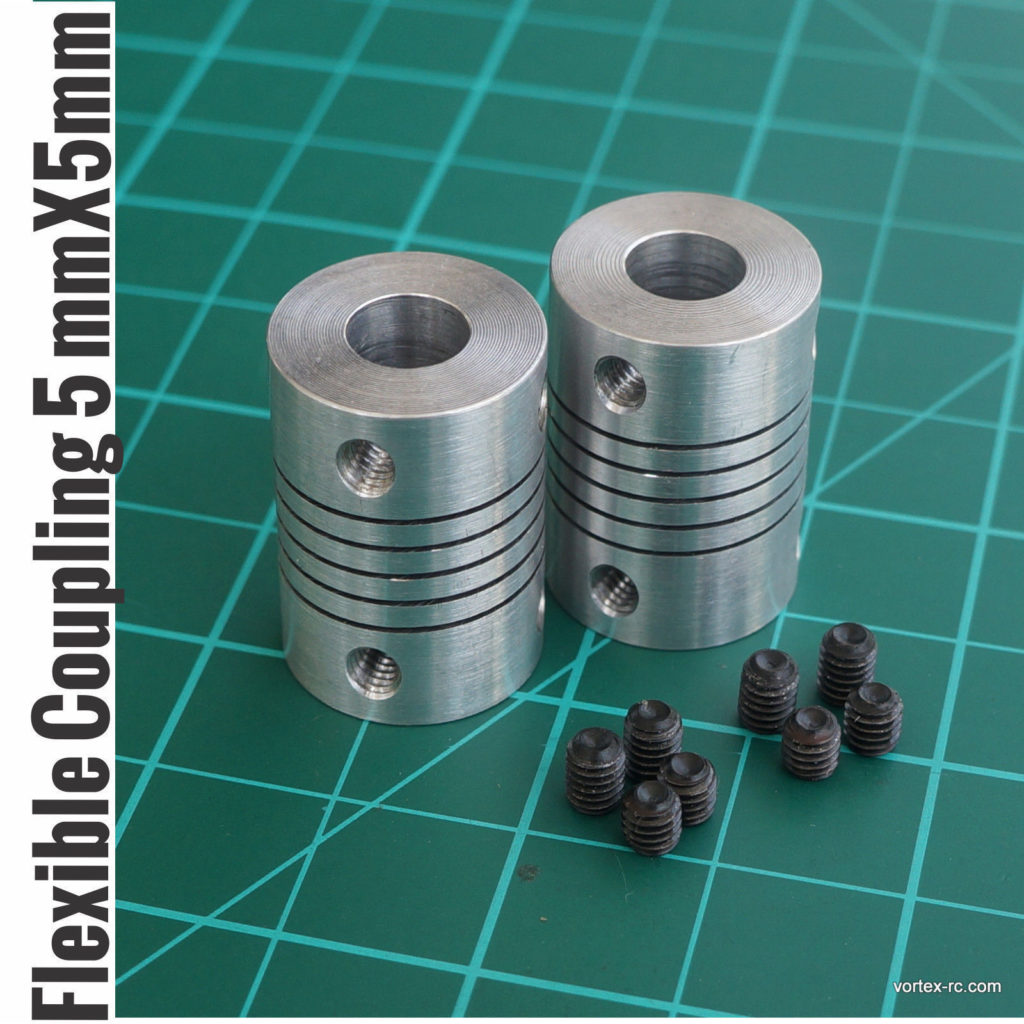 Aluminium Flexible Coupling Coupler Helical Shaft Couplings 5mm*5mm