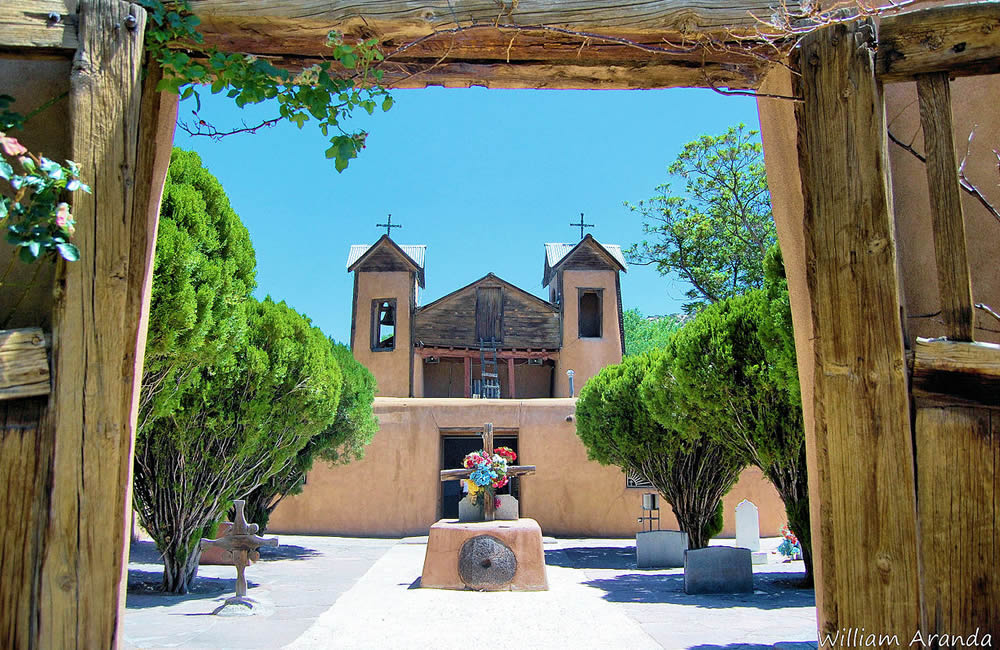 El Santuario de Chimayo Vortexes in New Mexico Vortex Map