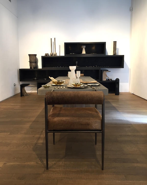 Rick Owens furniture line and store visit Milan design week 2016