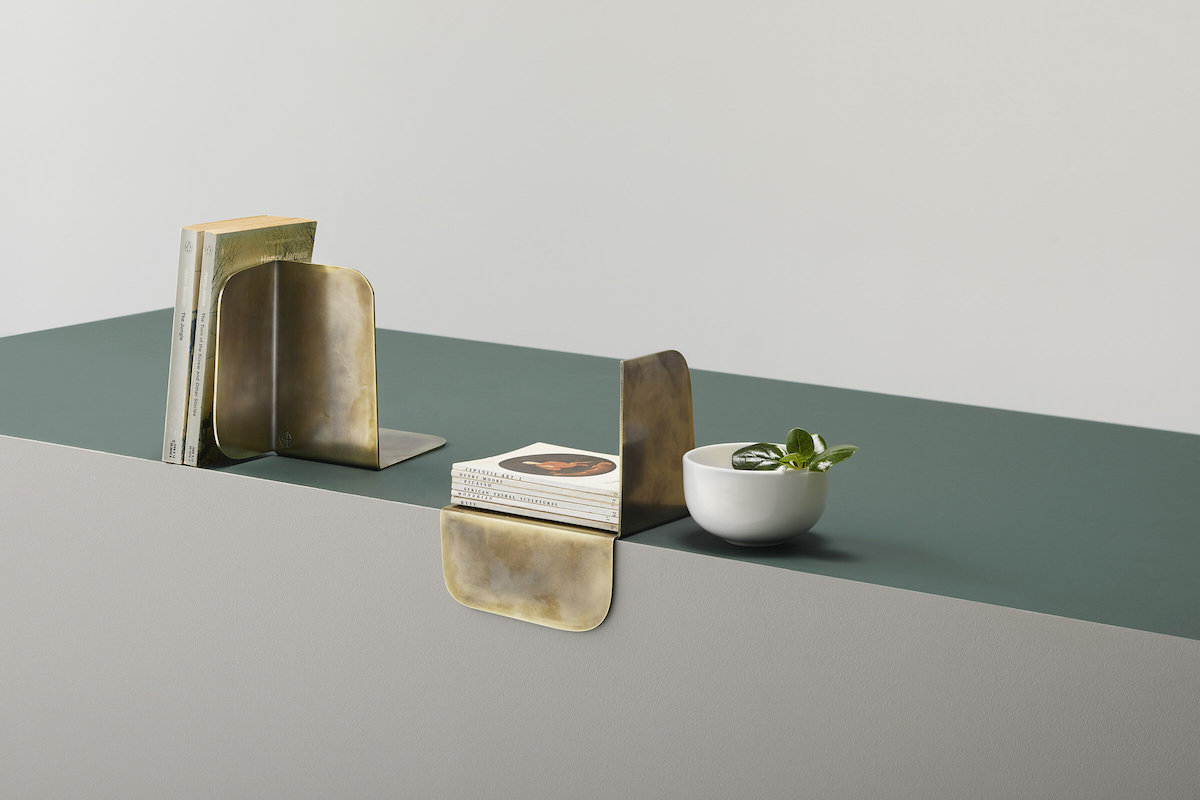 Minimalist Brass Bookends for your home OBSiGeN