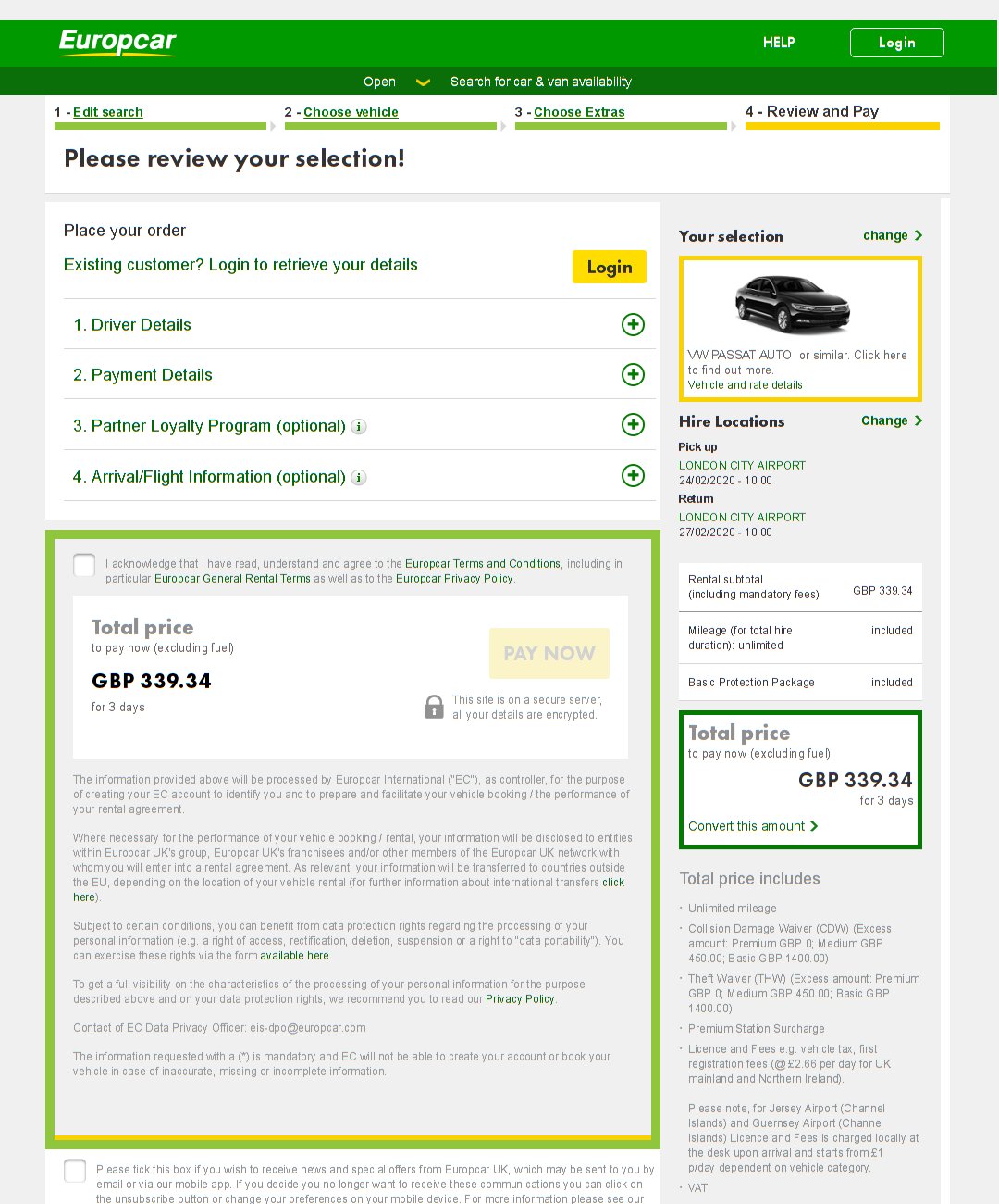 Europcar Discount Codes and Vouchers August 2021