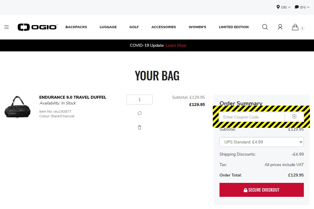 Ogio Discount Code and Vouchers December 2022