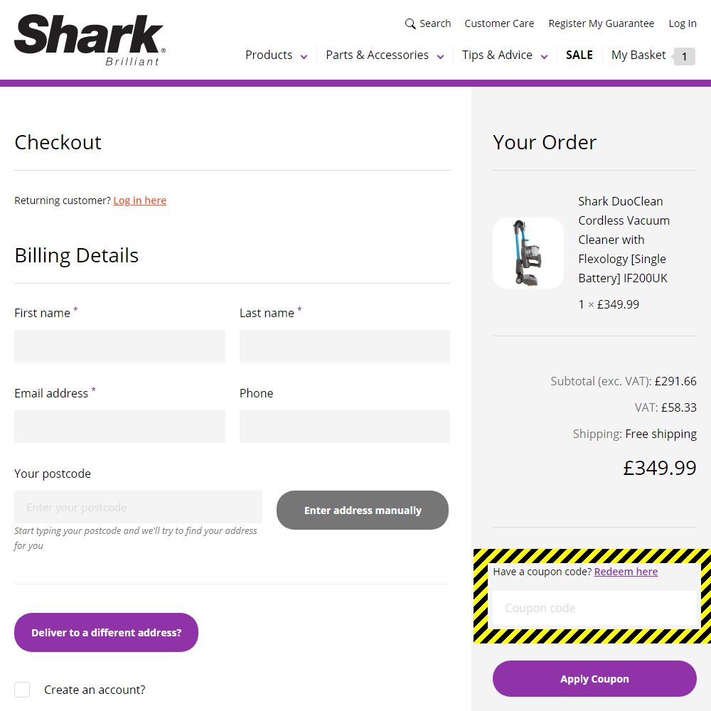 Shark UK Discount Codes £100 Off in October 2024