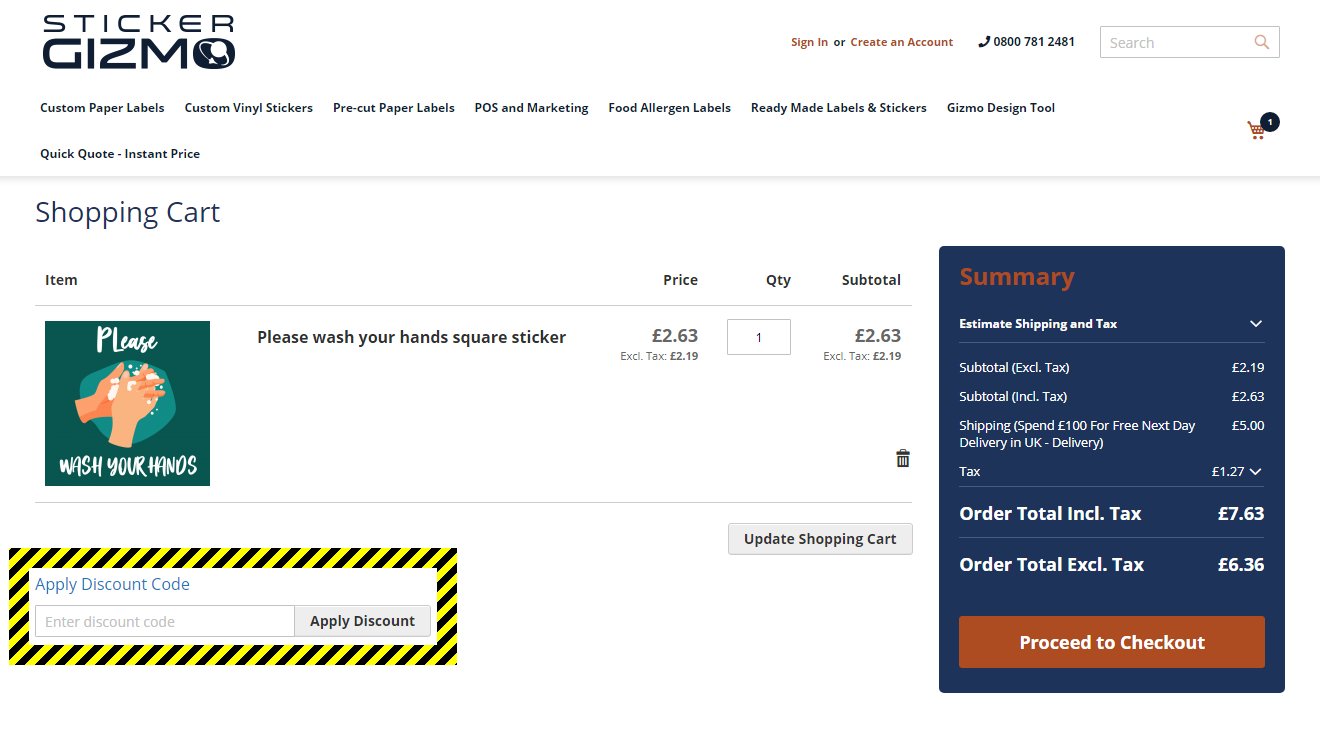 Sticker Gizmo Vouchers and Discount Codes 50 Off in September 2024