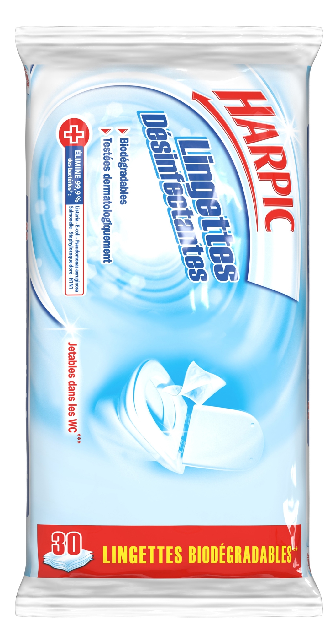Harpic toilet wipes disposable Case 30