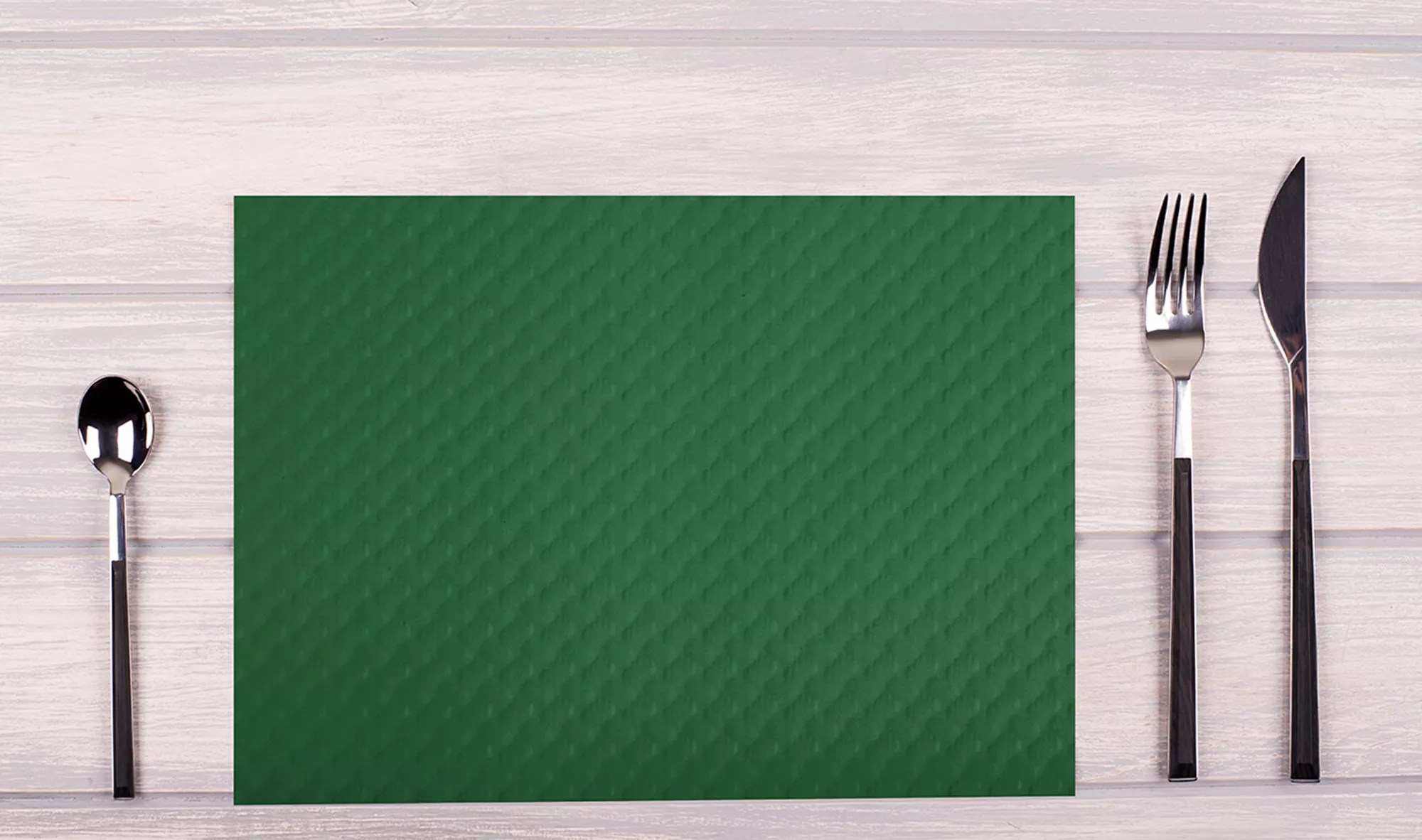 Paper placemat 30x40 green Voussert