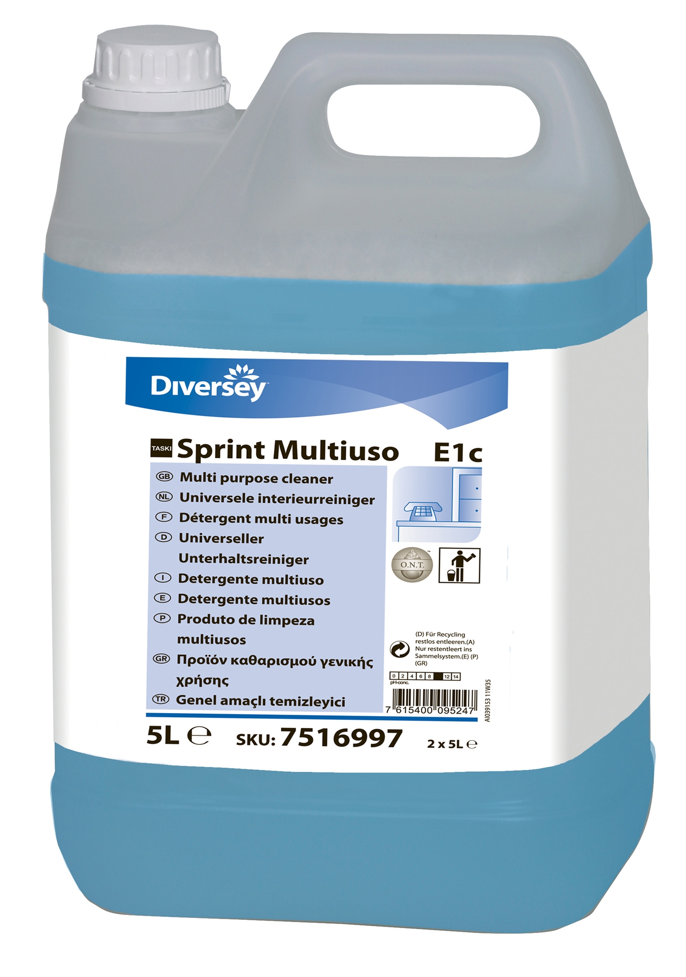 Taski sprint Multiuso Diversey window cleaner Voussert