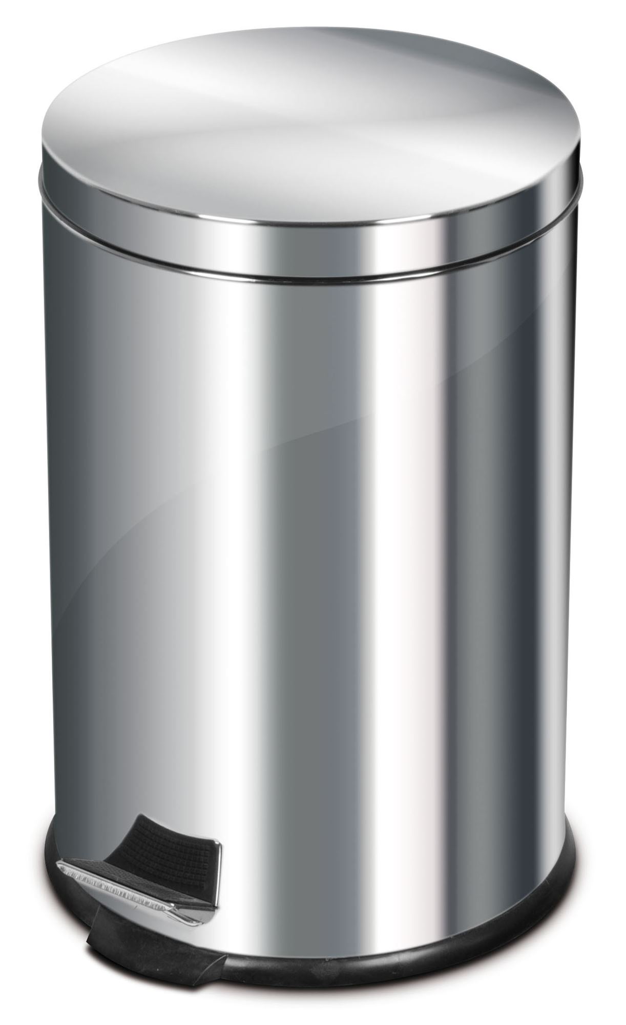 Pedal bin 20 L stainless steel