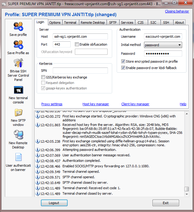How To Create Free SSH Account VPN JANTIT