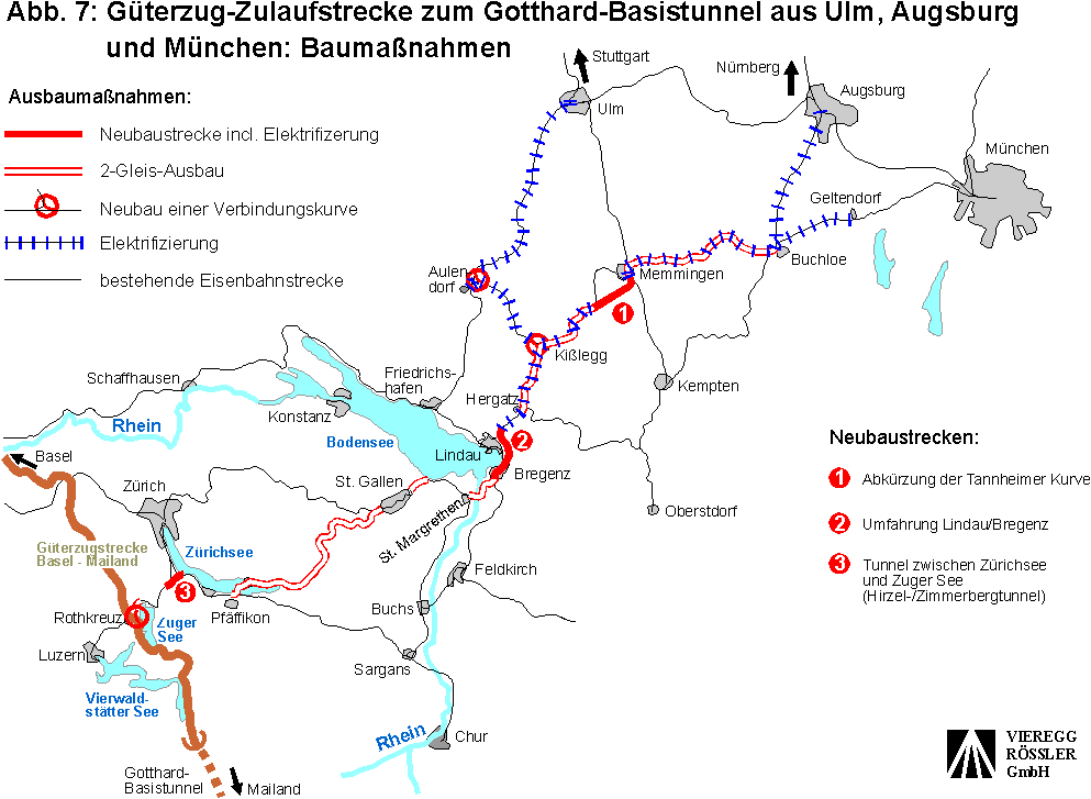 Brenner München Karte VIEREGGRÖSSLER GmbH Innovative Verkehrsberatung Verkehrsentlastung