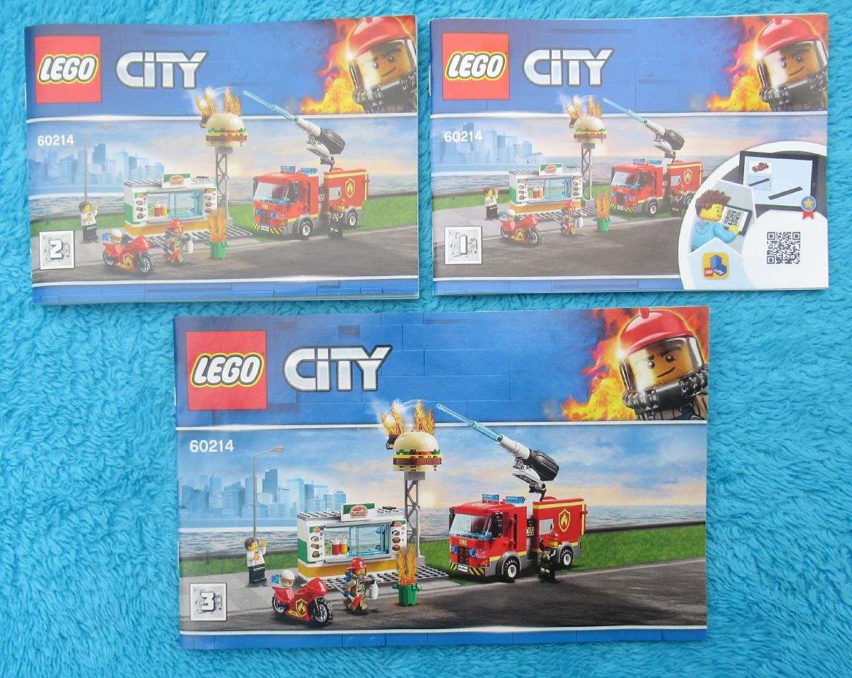 LEGO 60214 CITY "Feuerwehr Burgerladen" Anleitung Bauanleitung eBay