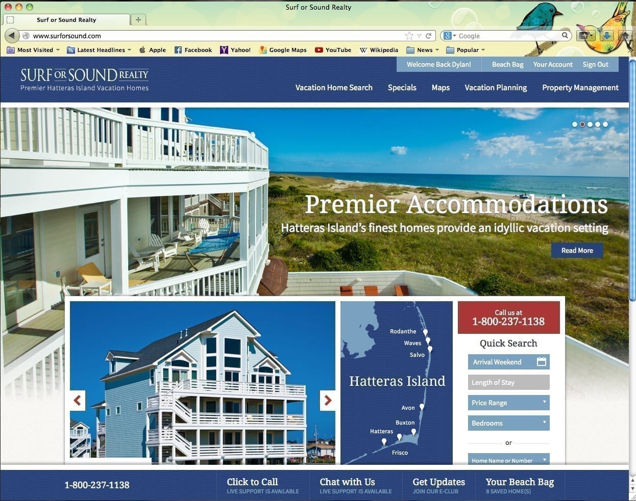 Surf or Sound Realty Launches New Vacation Rental site VRM Intel