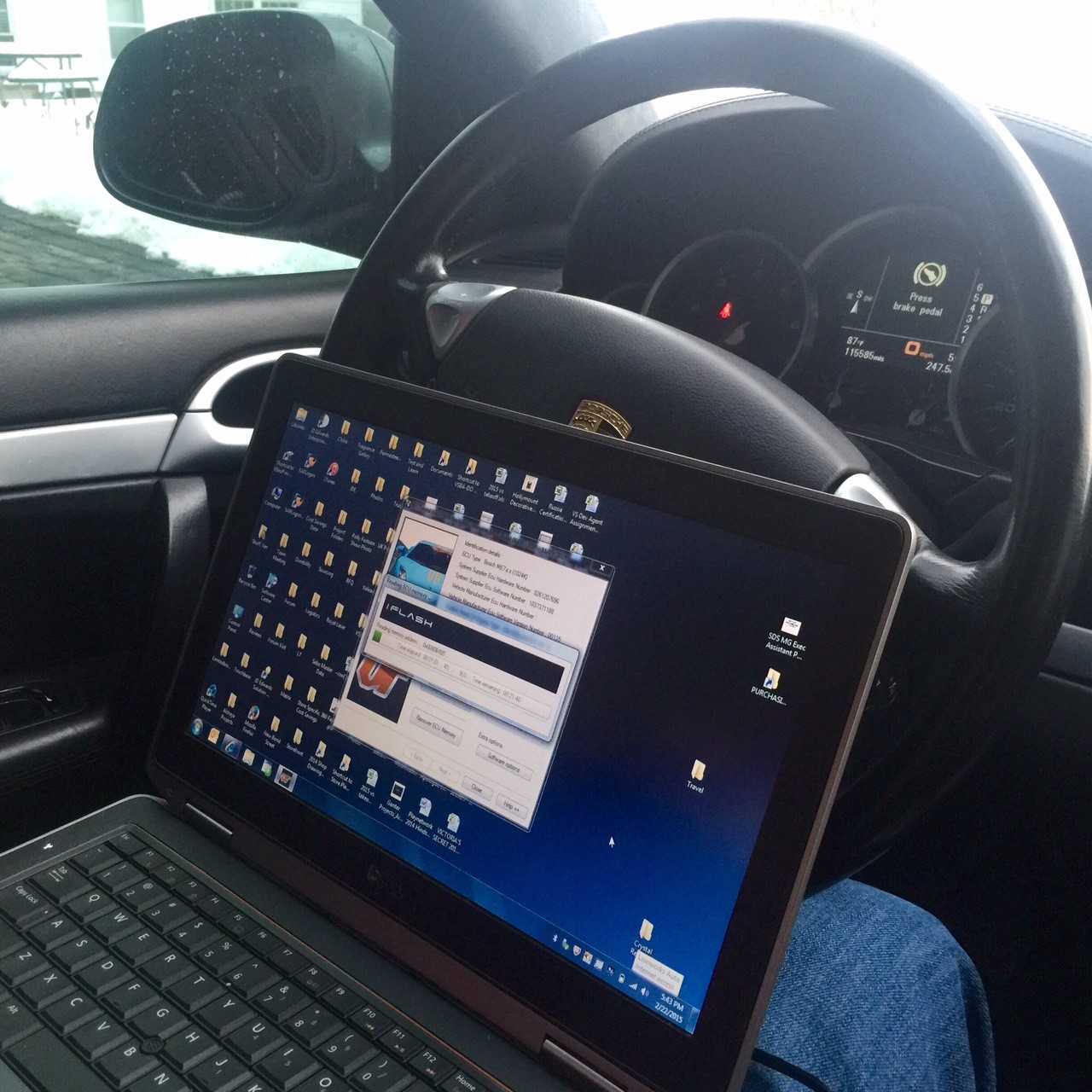 » Porsche Cayenne Turbo ECU Flash with a Snow Drift