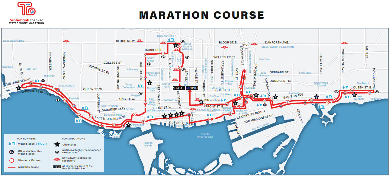 วิ่งรอบโลก : งานแข่งวิ่ง Toronto Waterfront Marathon