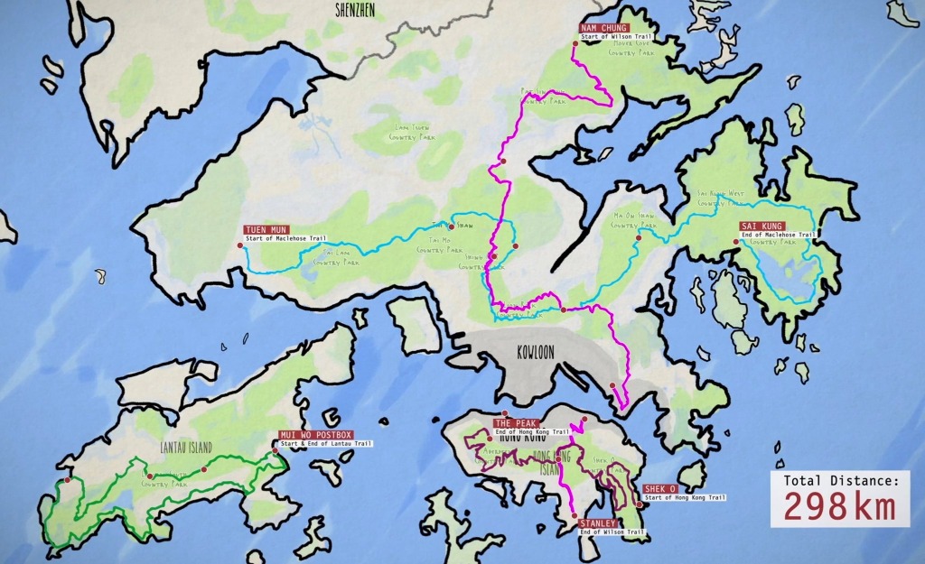 งานวิ่งเทรล Hong Kong Four Trails Ultra Challenge - HK4TUC