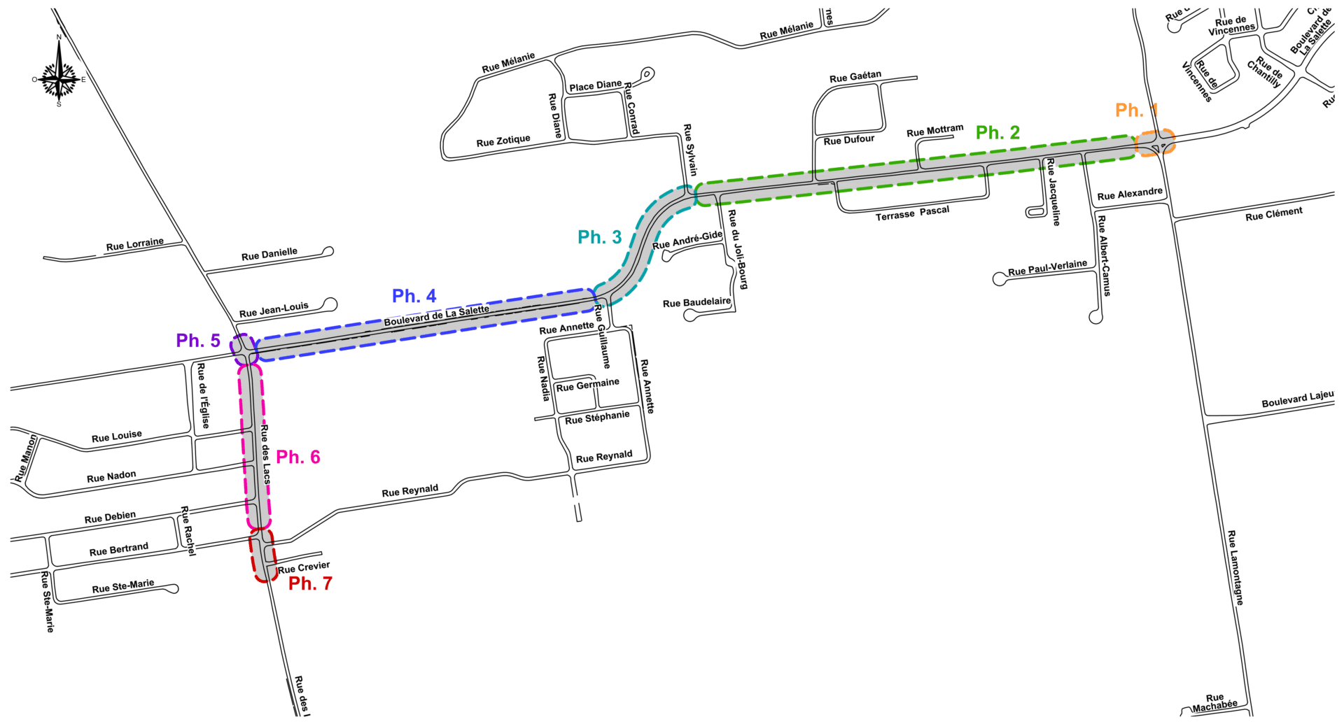 Travaux Boulevard de La Salette Ville de SaintJérôme