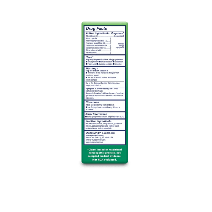bioAllers Outdoor Allergy Nasal Spray Vickie Sorensen's NATURE WORKS