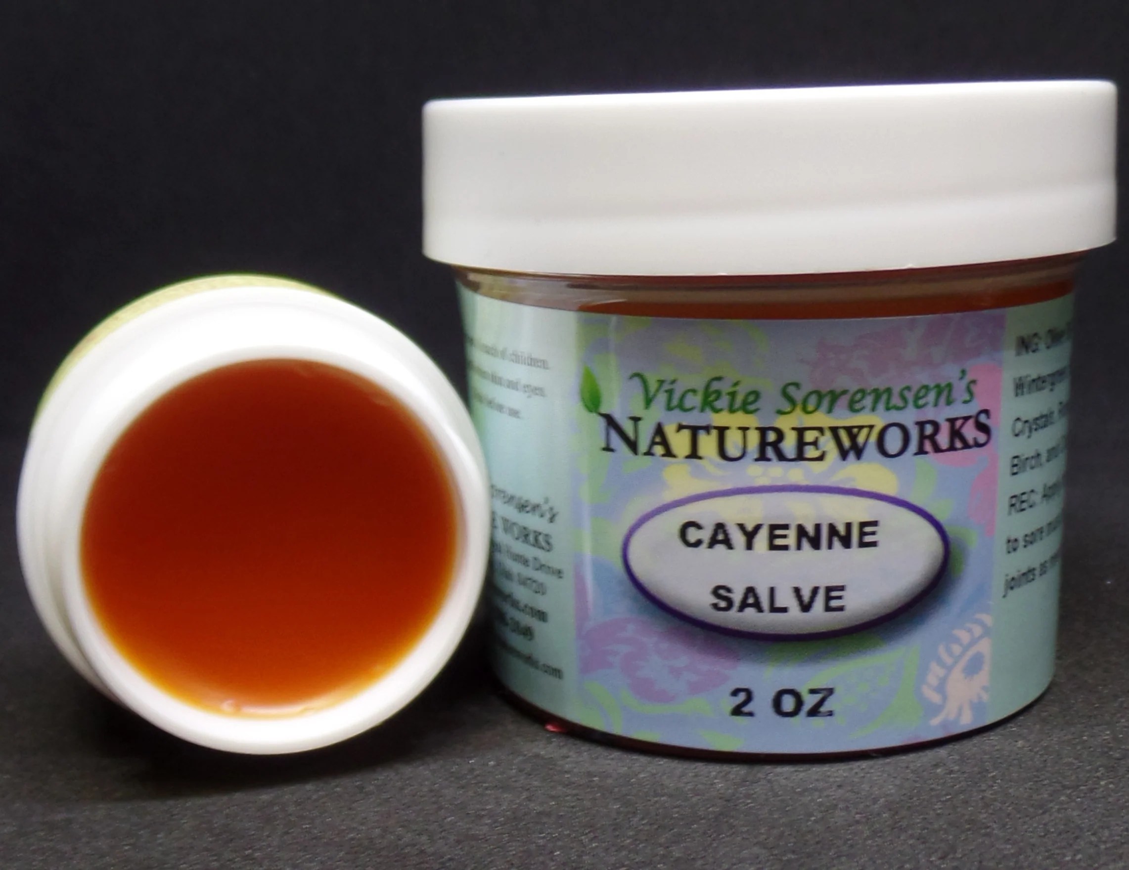 Cayenne Salve Vickie Sorensen's NATURE WORKS