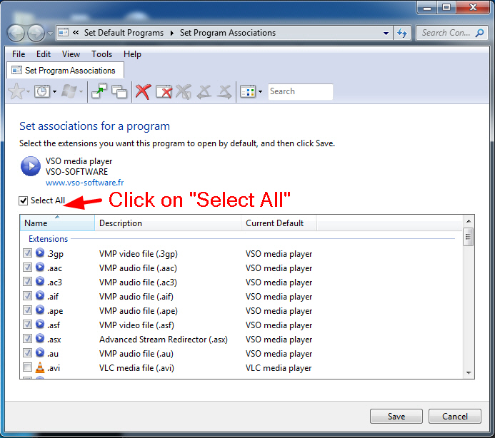 Make VMP your default media player on your PC! VSO Software Forum
