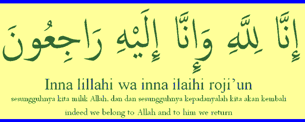 Inilah Tafsir Innalillahiwainnailaihiroji’un (Lafadz Istirja’) Blog