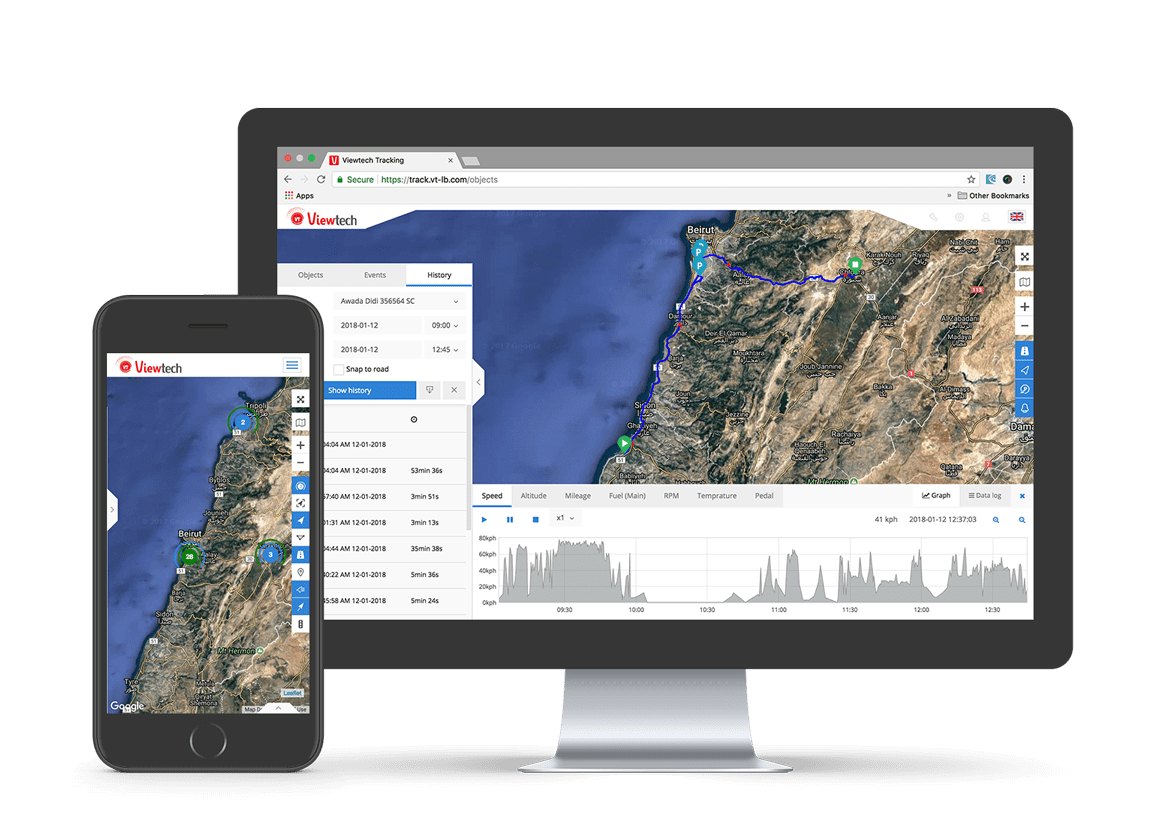 Viewtech GPS Tracking System Lebanon Vehicle Tracking