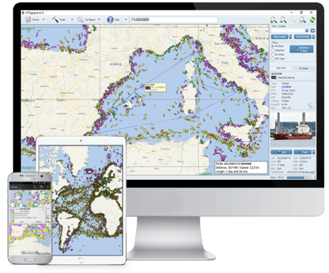 Vessel Tracking, Real Time and Historical AIS data by VT Explorer