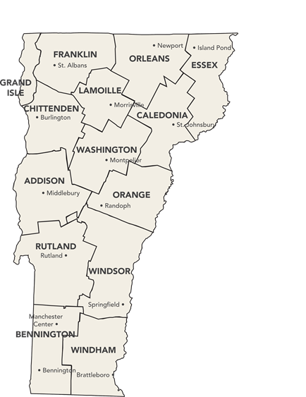 Map Of Vermont Towns Get Help – Vermont Network