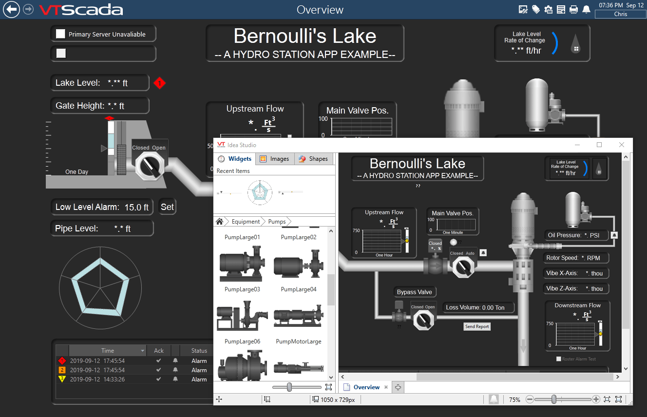 VTScada Idea Studio SCADA Graphic Development
