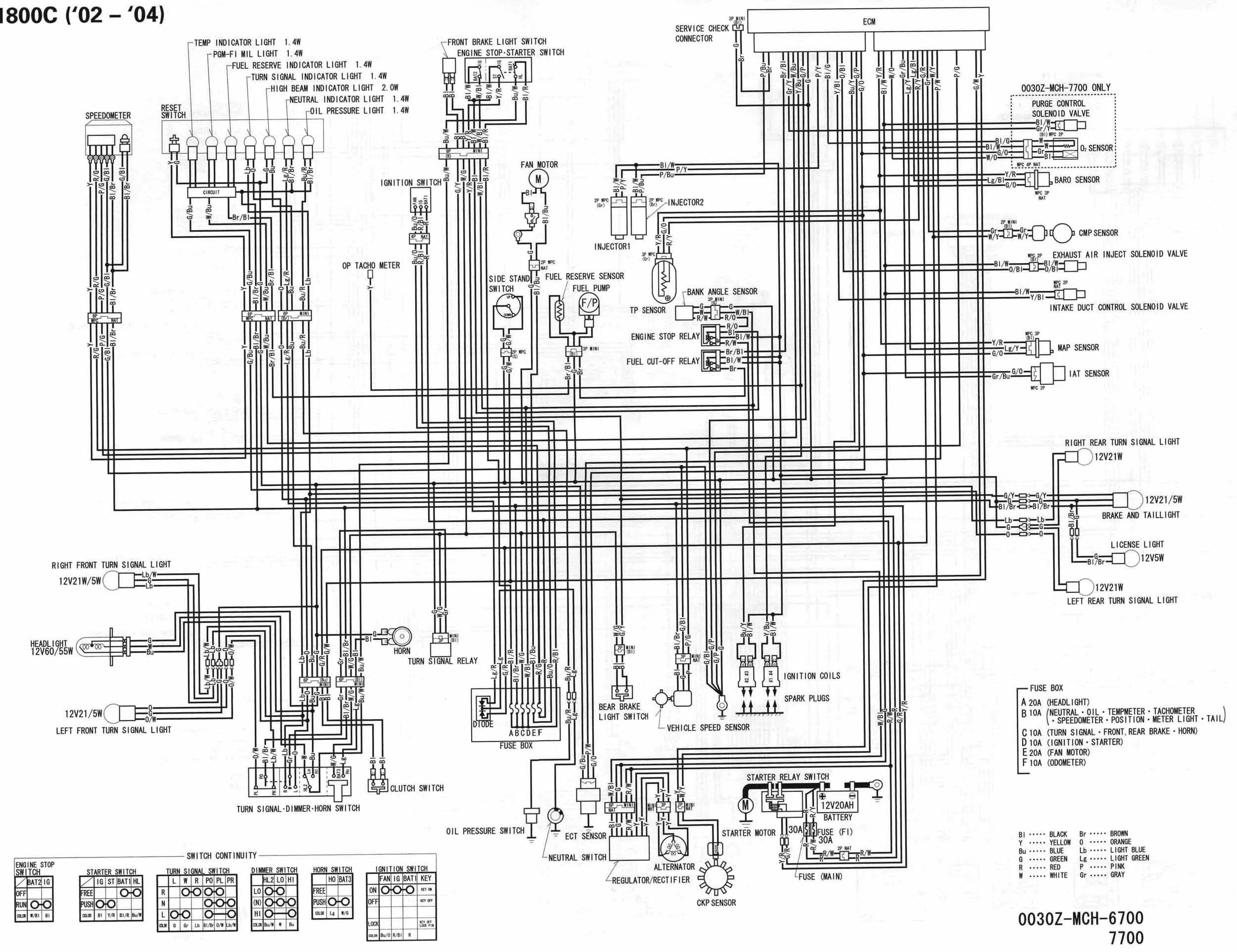 02 VTX1800C Wiring Diagram Honda VTX Forum