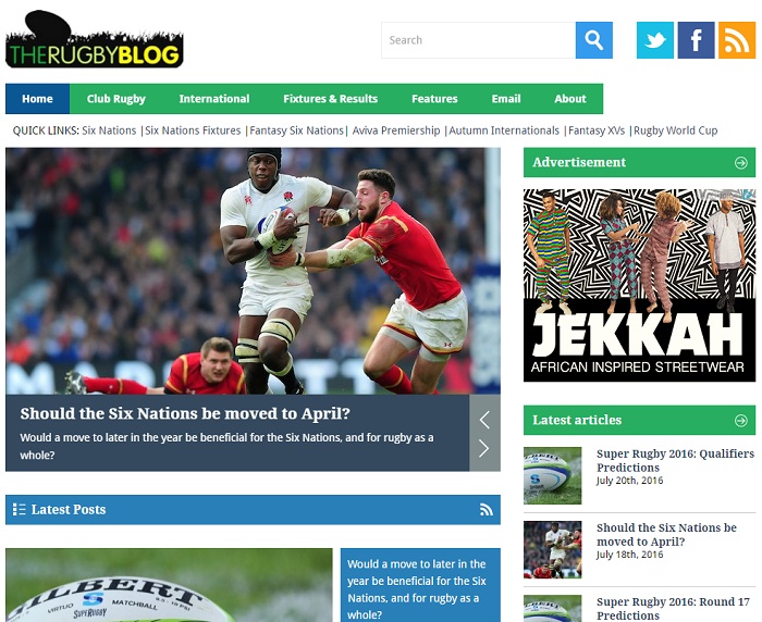 Sports Blogs UK Top 10 Vuelio