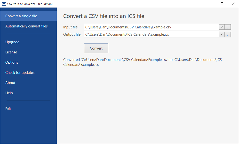 VueMinder Blog CSVtoICS Converter Automatically Convert CSV Files