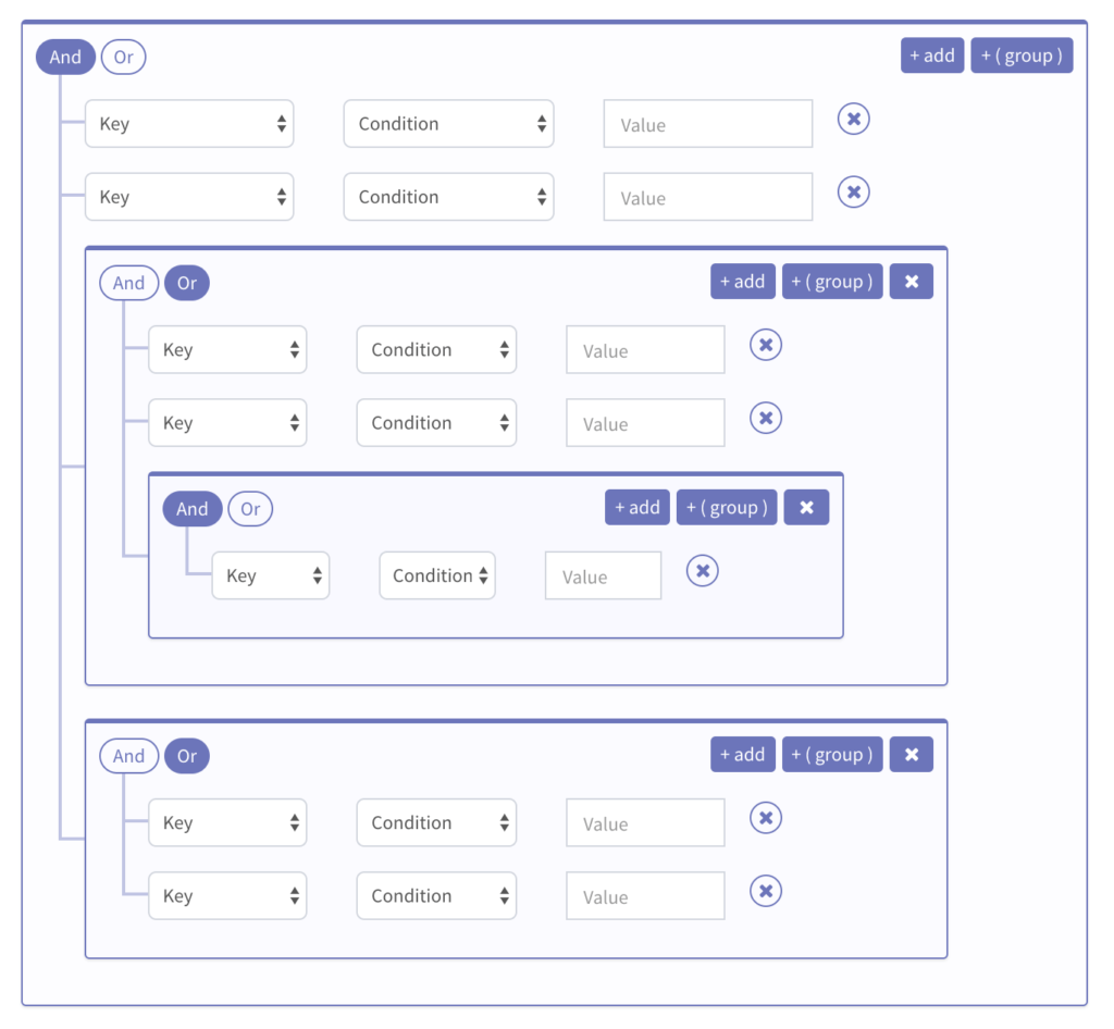 FilterBuilder UI Component For Vue.js 2 Vue Script