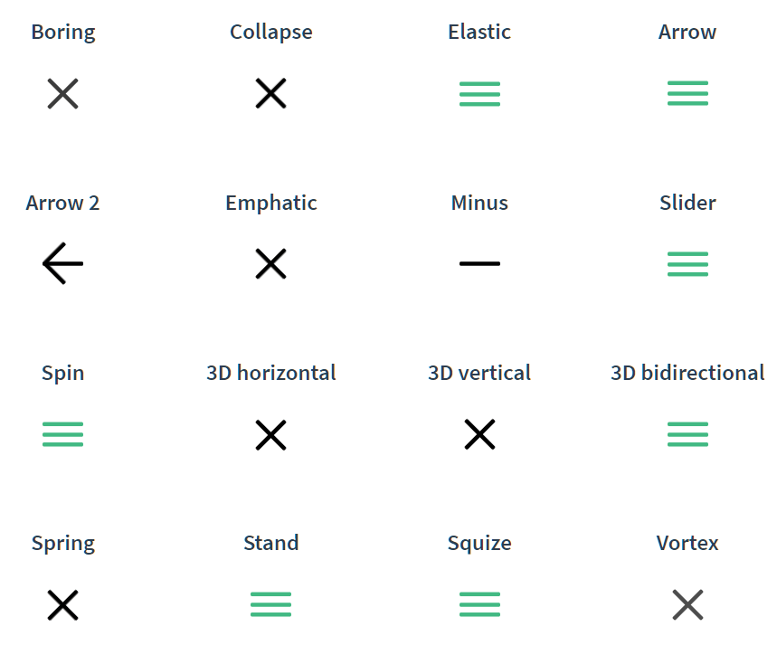 Hamburger Button Set For Vue.js Tasty Burgers Vue Script