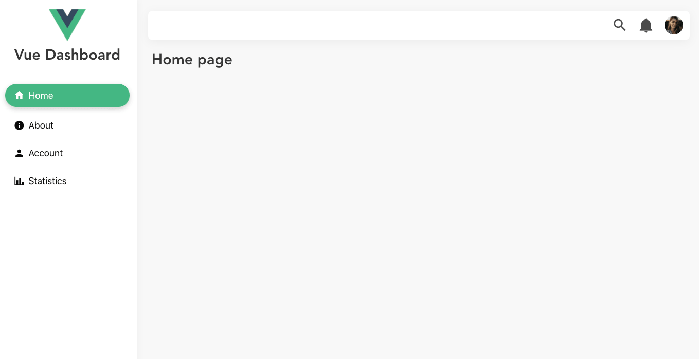 Responsive Dashboard Layout For Vue.js Vue Script