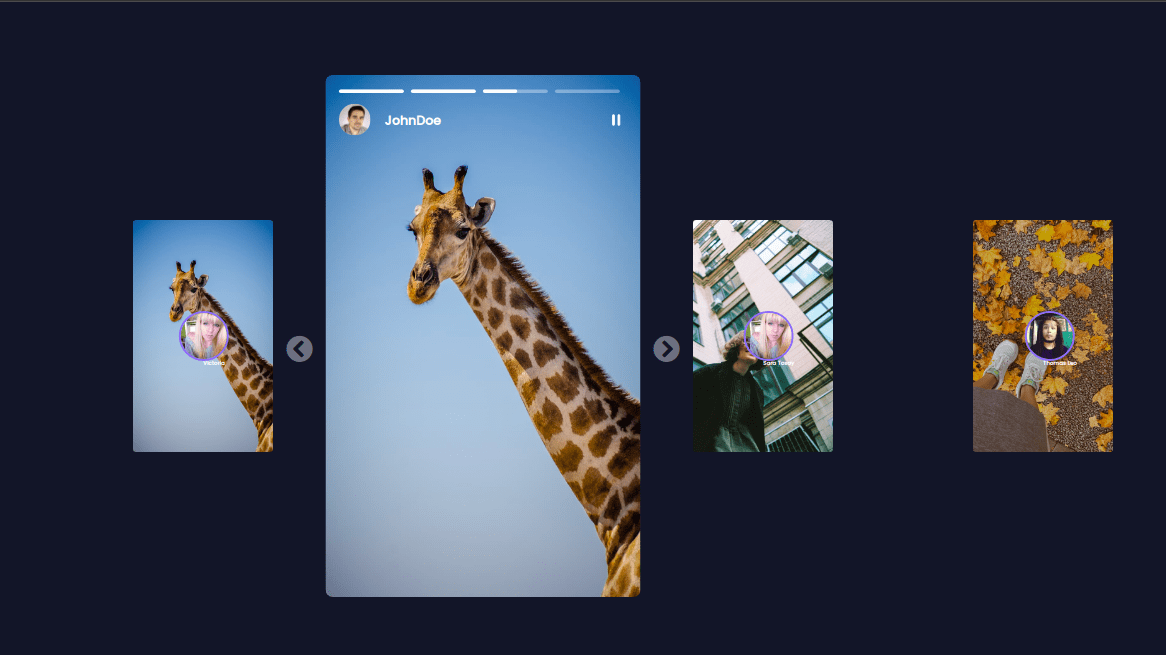 Instagram Stories Inspired Slider With Vue.js Vue Script