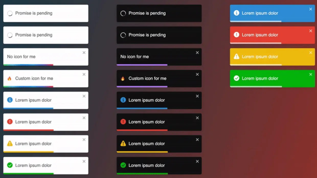 Easy & Powerful Toast Notification Component vue3toastify Vue Script