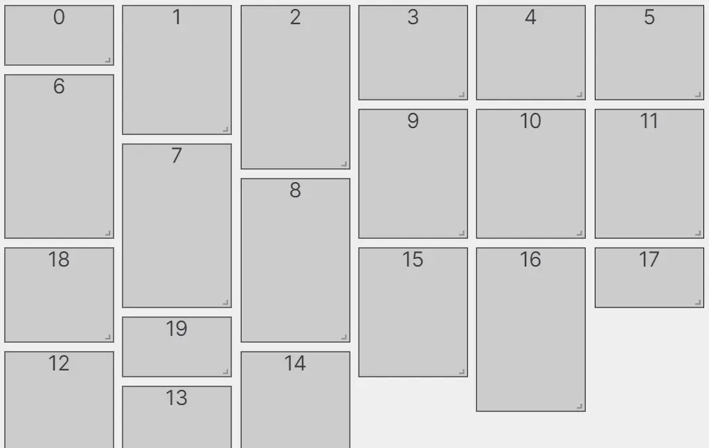 Draggable & Resizable Grid Layout For Vue 3 Vue Script