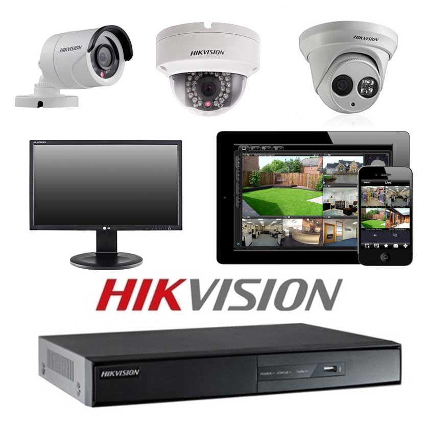 Hikvision 8 CCTV camera package Vuetek