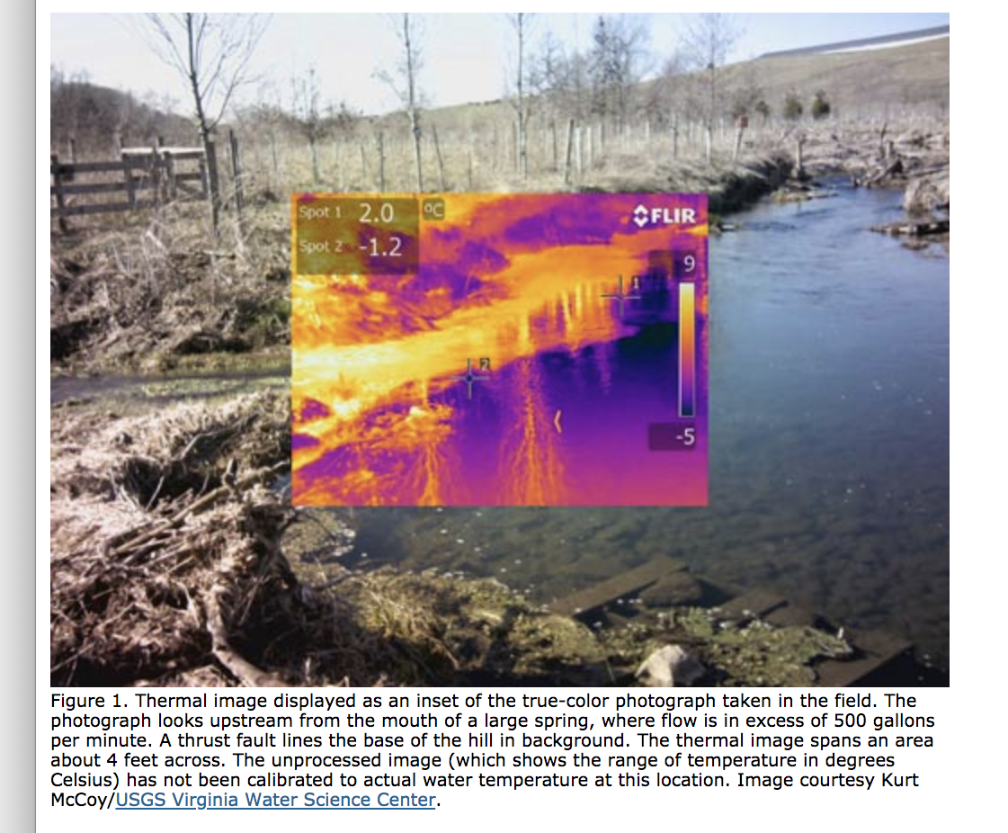 Using Thermal Cameras to Monitor Water Flow, Water Seepage and Water