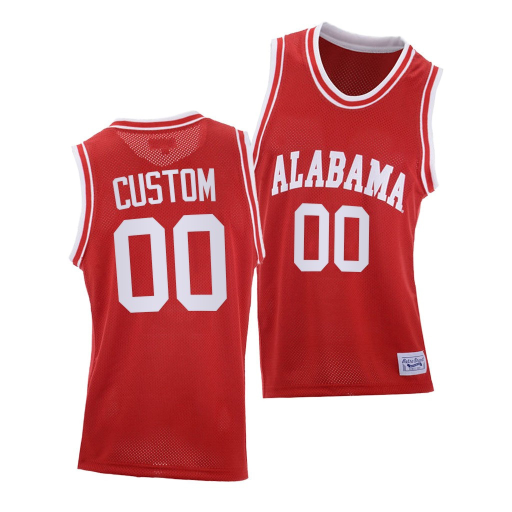 Youth's Alabama Crimson Tide Custom Red 2021 Throwback College